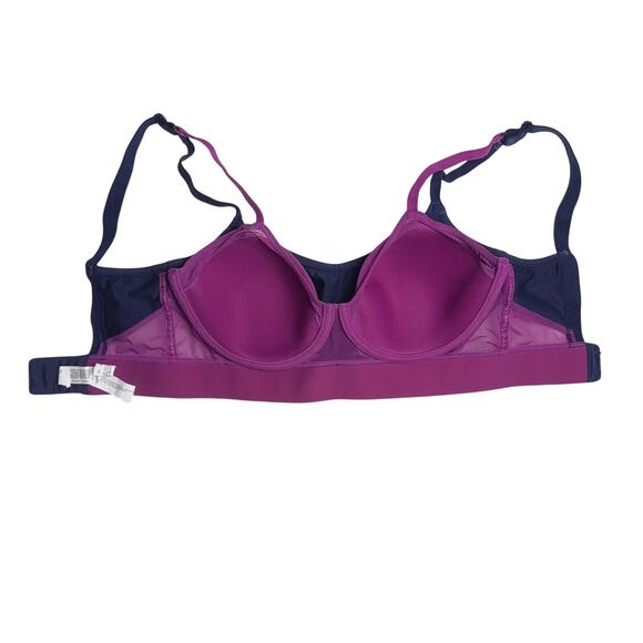 Natori Gravity Contour Underwire Sports Bra 30DD Twilight Bright Blush Coolmax - Picture 3 of 8